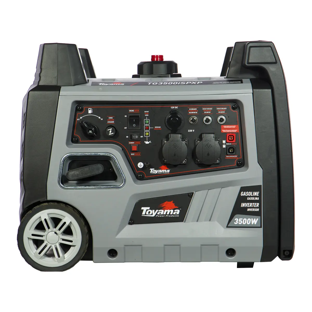 Gerador Inverter a Gasolina 3,5 kvA Monofásico 220 V Toyama TG3500ISPXP