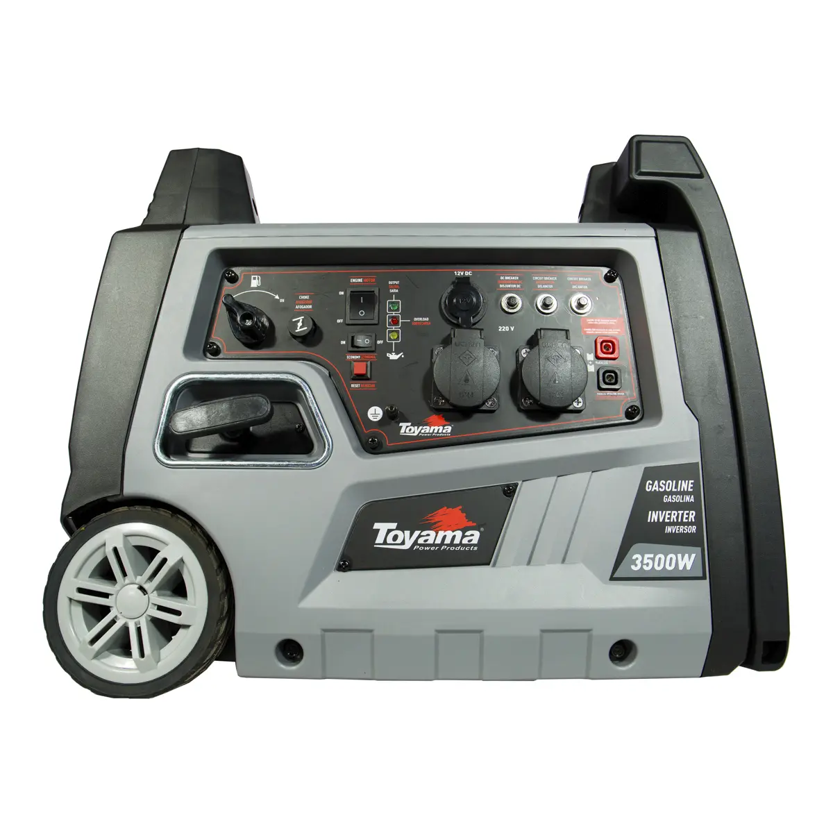 Gerador Inverter a Gasolina 3,5 kvA Monofásico 220 V Toyama TG3500ISPXP