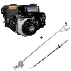 Rabeta Simples 1,7m para Barco com Motor 7 hp Part. Elétrica Toyama TE70EK-XP 004-033