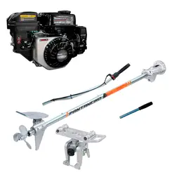 Rabeta Master Plus Pantaneiro 1,7m Motor Toyama 7,0 cv TE70EK-XP Partida Elétrica