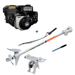 Rabeta Master Plus Pantaneiro 2,2m Motor Toyama 7,0 cv TE70EK-XP Partida Elétrica