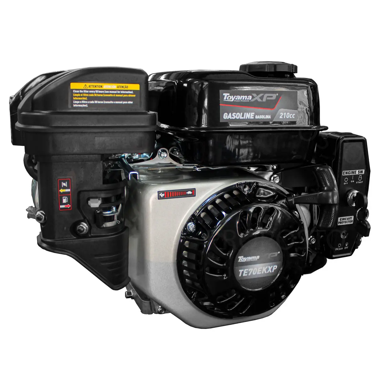 Rabeta Master Plus Pantaneiro 2,2m Motor Toyama 7,0 cv TE70EK-XP Partida Elétrica
