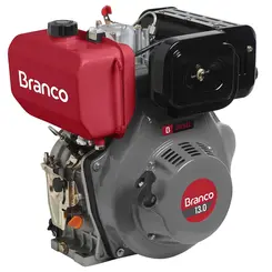 Motor Diesel 13 hp 456cc Partida Elétrica Branco BD-13.0
