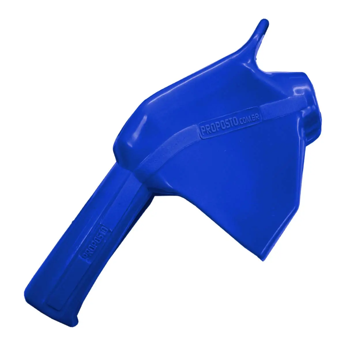 Capa Azul para Bico de Abastecimento com Suporte