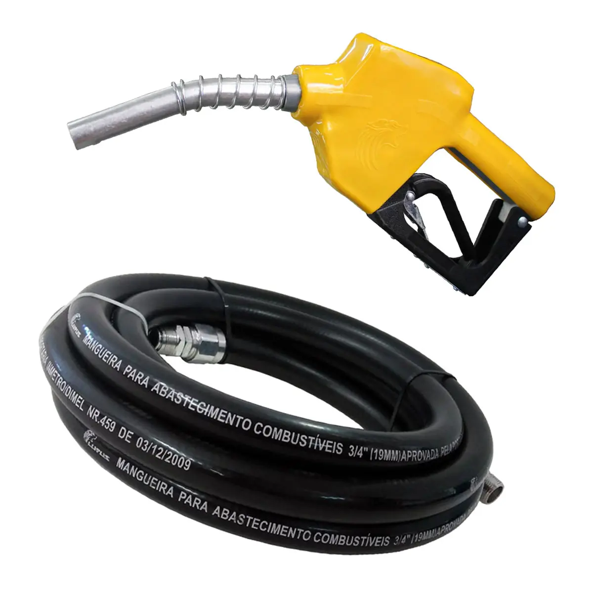 Kit Completo de Abastecimento Bico Amarelo 3/4"x1/2" Mangueira 3/4"