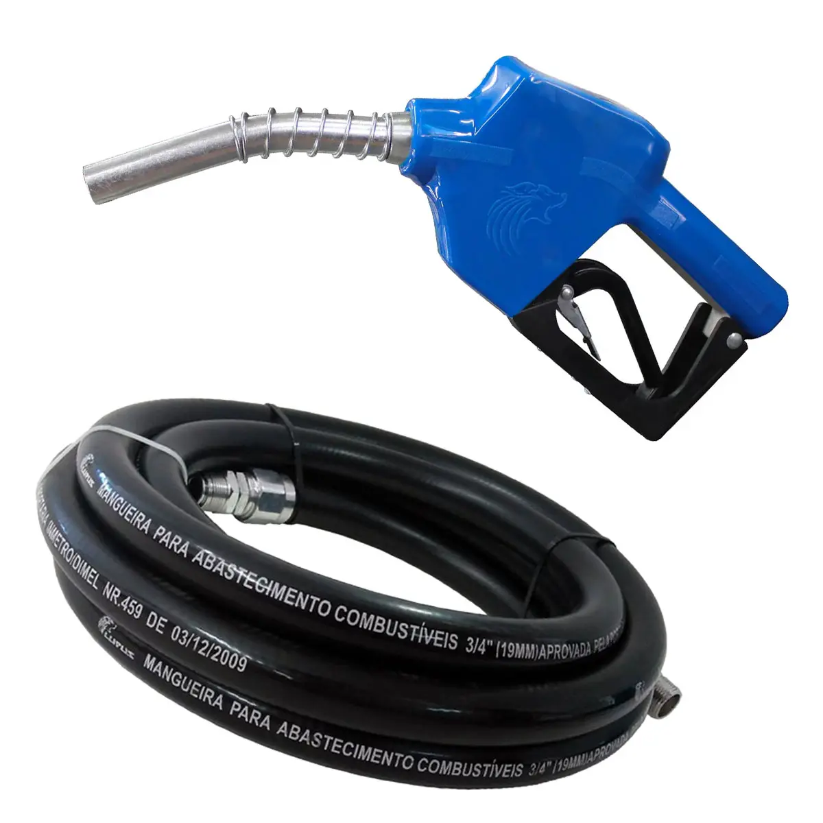 Kit Completo de Abastecimento Bico Azul 3/4"x1/2" Mangueira 3/4"