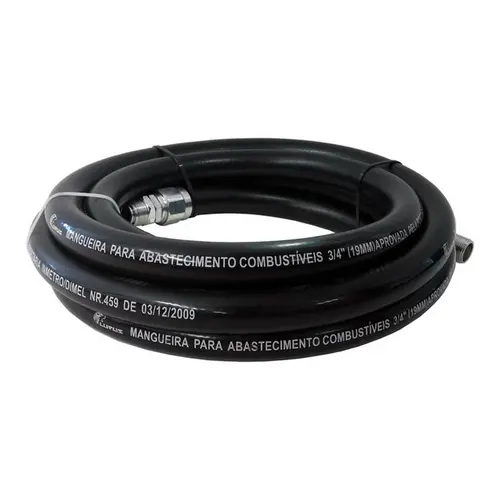 Kit Completo de Abastecimento Bico Preto 3/4"x1/2" Mangueira 3/4"