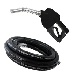 Kit Completo de Abastecimento Bico Preto 3/4"x1/2" Mangueira 3/4"