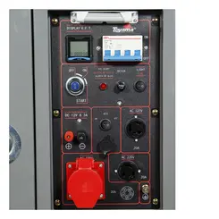 Gerador de Energia a Diesel 7,5 KVA 220V Trifásico TDG8500SLE3DxP Toyama