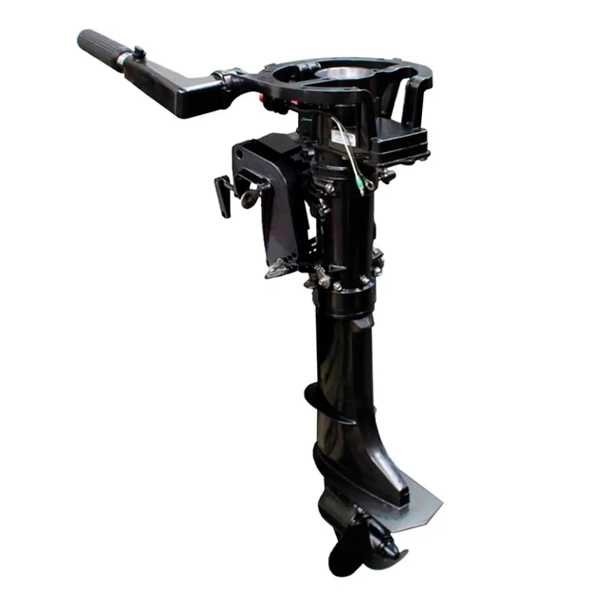 Rabeta Vertical com marcha Kawashima Motor a Gasolina 6,0 cv Part. Manual Branco