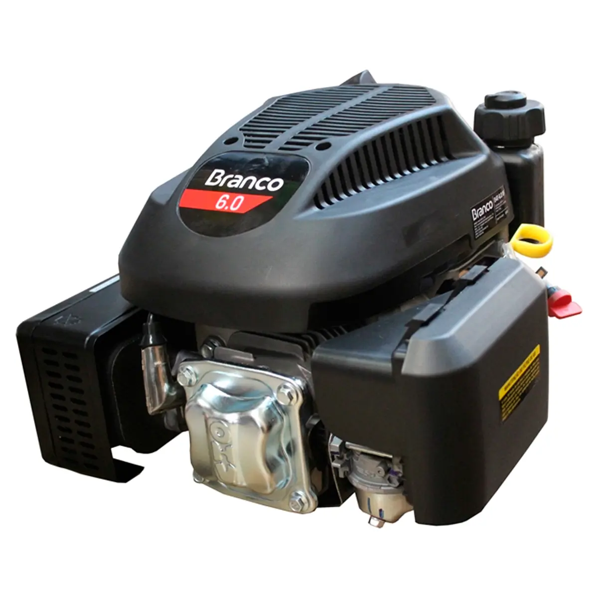 Rabeta Vertical com marcha Kawashima Motor a Gasolina 6,0 cv Part. Manual Branco