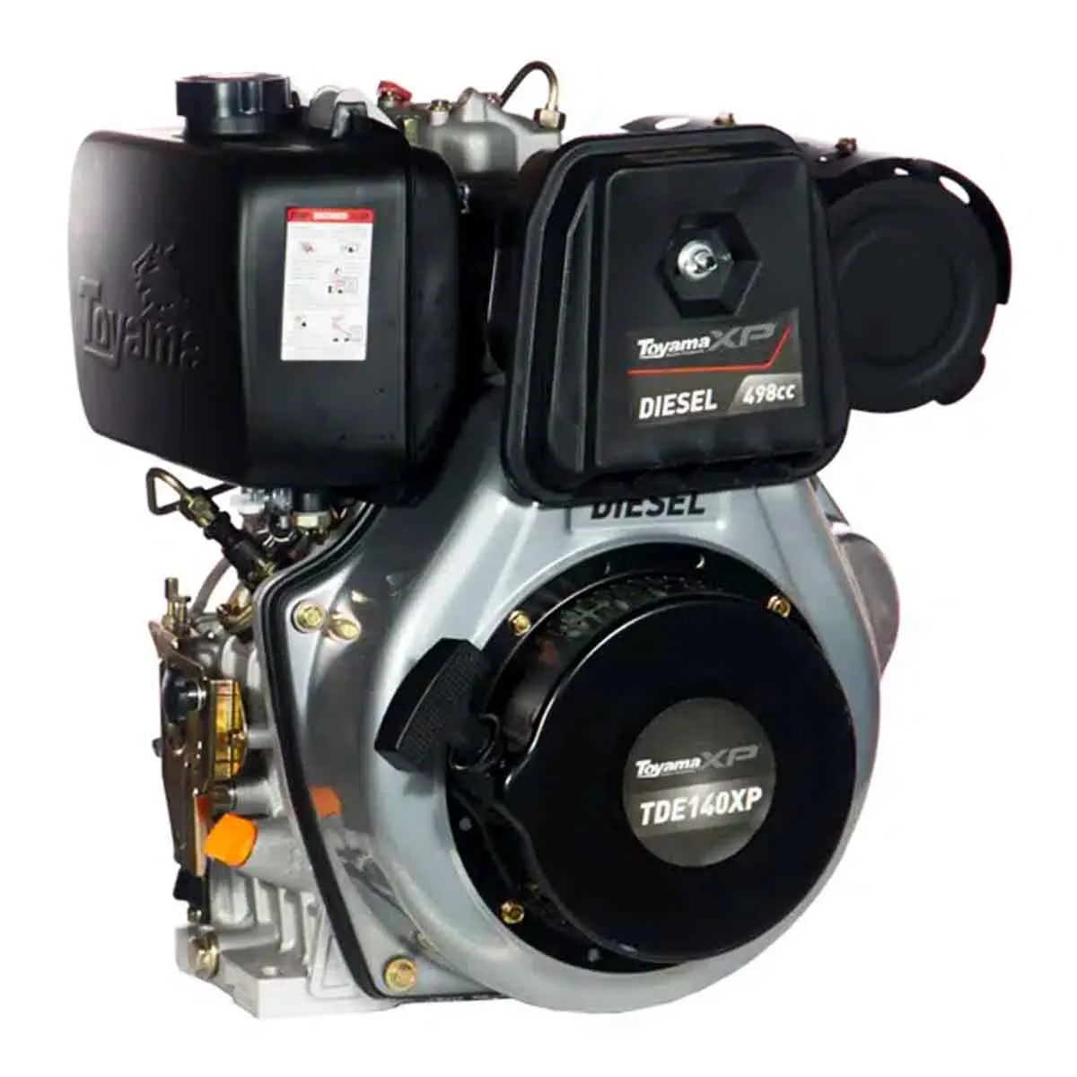 Motor Diesel 13,5 Hp Eixo 1" 498 cc Partida Manual Toyama TDE140XP