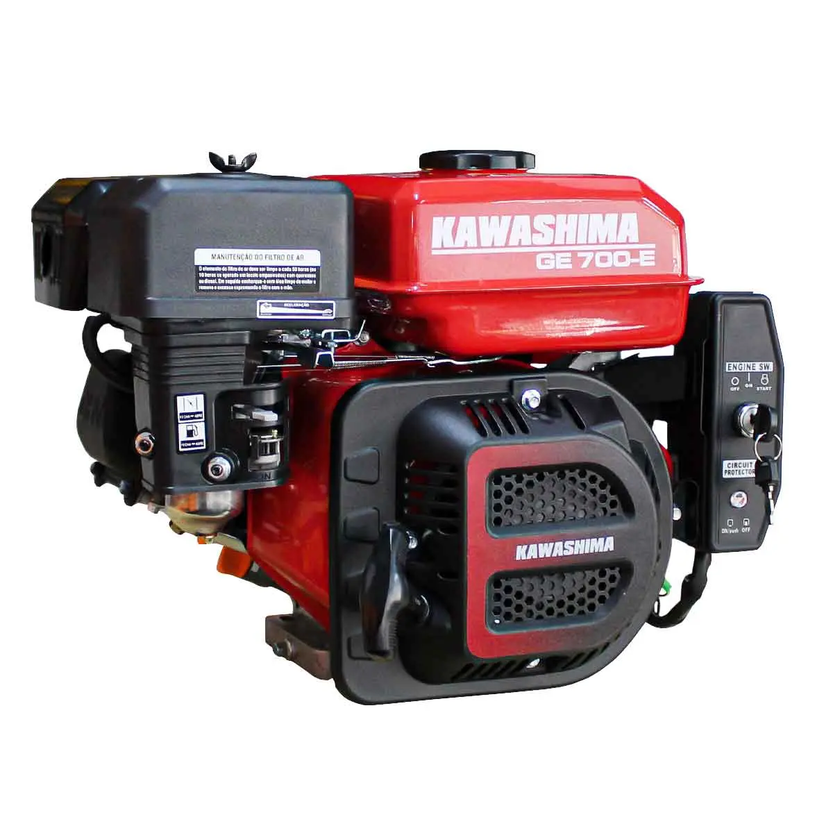 Motor a Gasolina Multiuso 7,0 cv 212cc Kawashima GE700-E Partida Elétrica