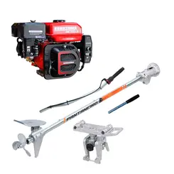 Rabeta Master Plus Pantaneiro 1,70 m com Motor Kawashima 7,0 cv GE700E