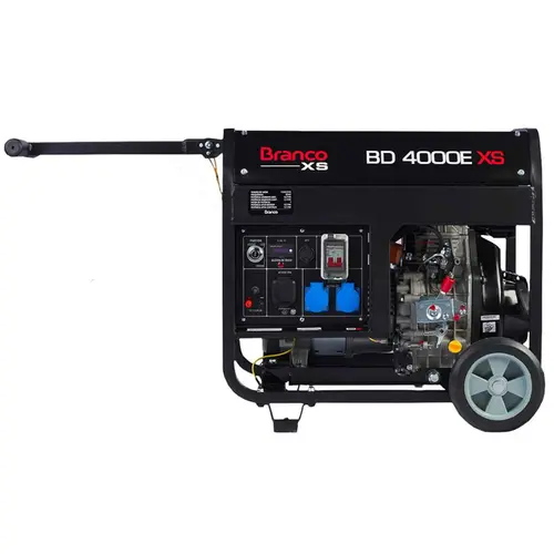 Gerador de Energia a Diesel 110/220 V Monofásico 4,0 kVa Branco BD4000XS