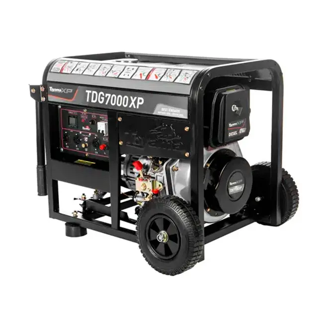 Gerador a Diesel Monofásico 110/220 V Partida Manual 6 kVA Toyama