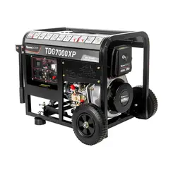 Gerador a Diesel Monofásico 110/220 V Partida Manual 6 kVA Toyama TDG7000XP