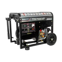 Gerador a Diesel Monofásico 110/220 V Partida Manual 6 kVA Toyama TDG7000XP