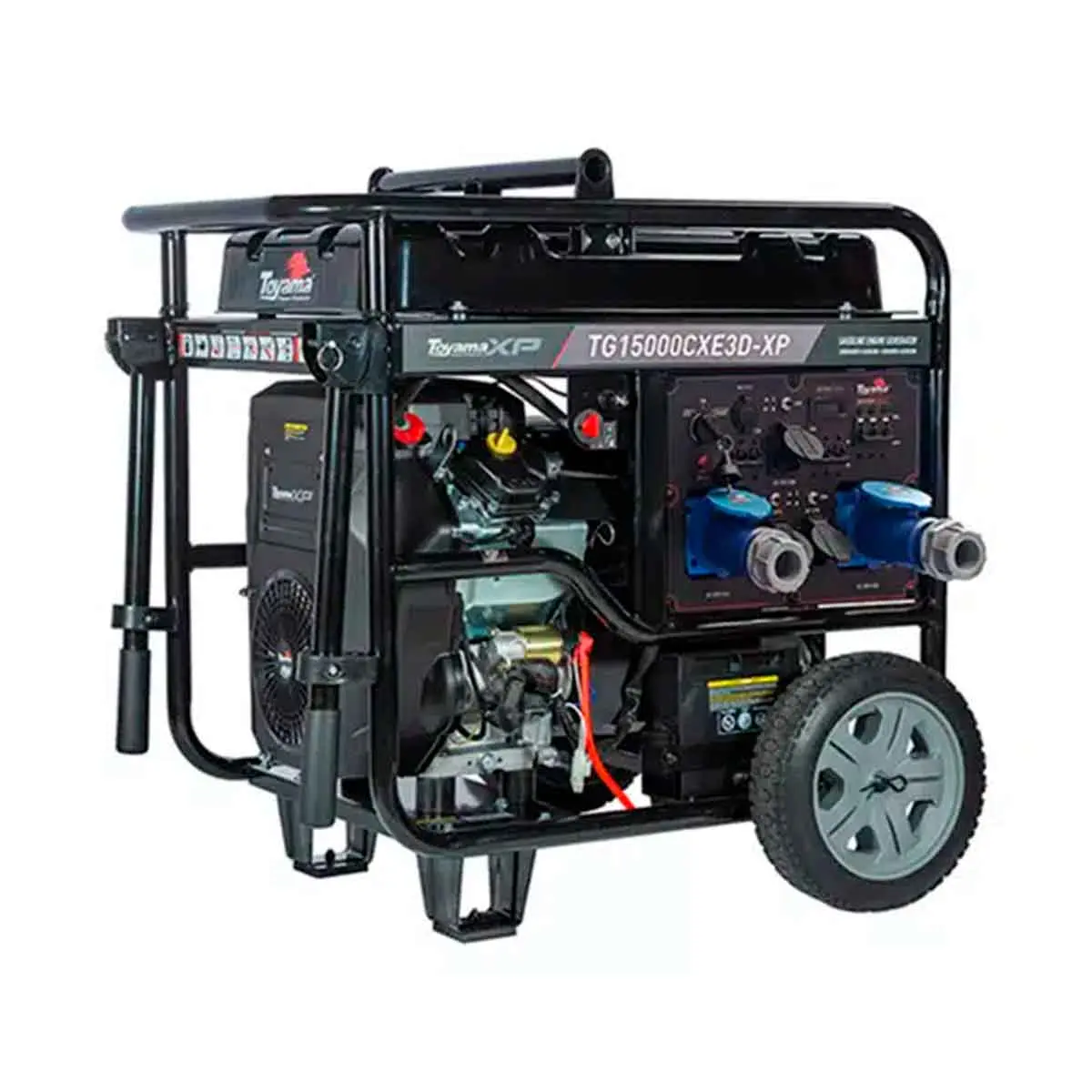 Gerador a Gasolina 17 kVA Trifásico 220 V Toyama TG15000CXE3D-XP