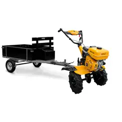 Motocultivador Buffalo BFG 890 a Gasolina 7,0 cv 208cc com Carreta Basculante
