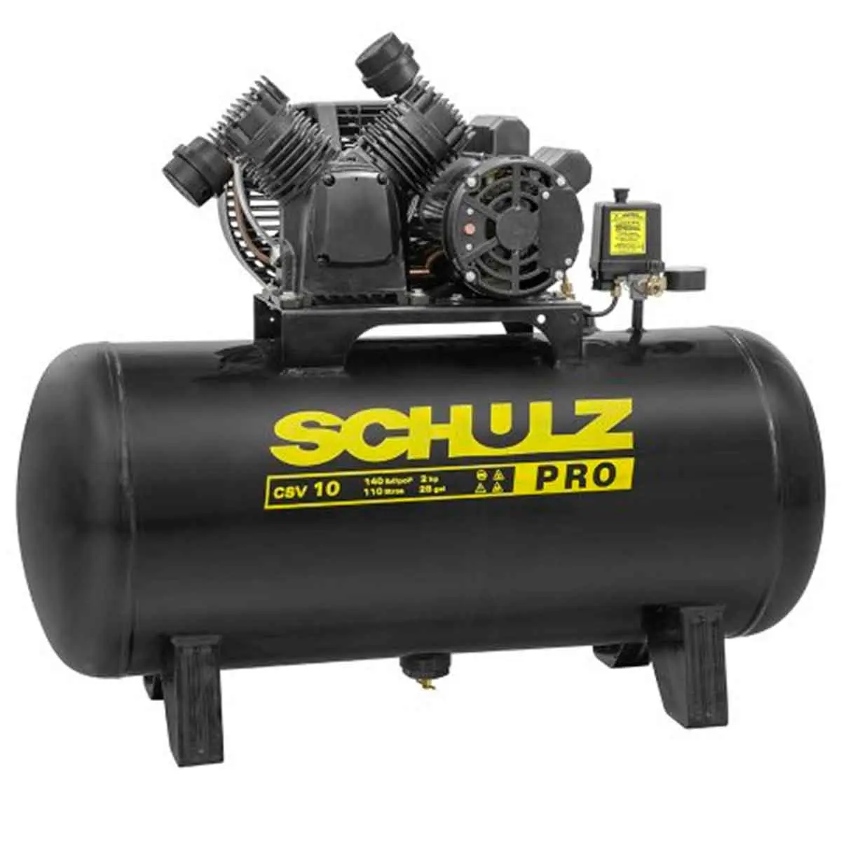 Compressor de Ar PRO 220/380 V Trifásico CSV 105 Litros Schulz