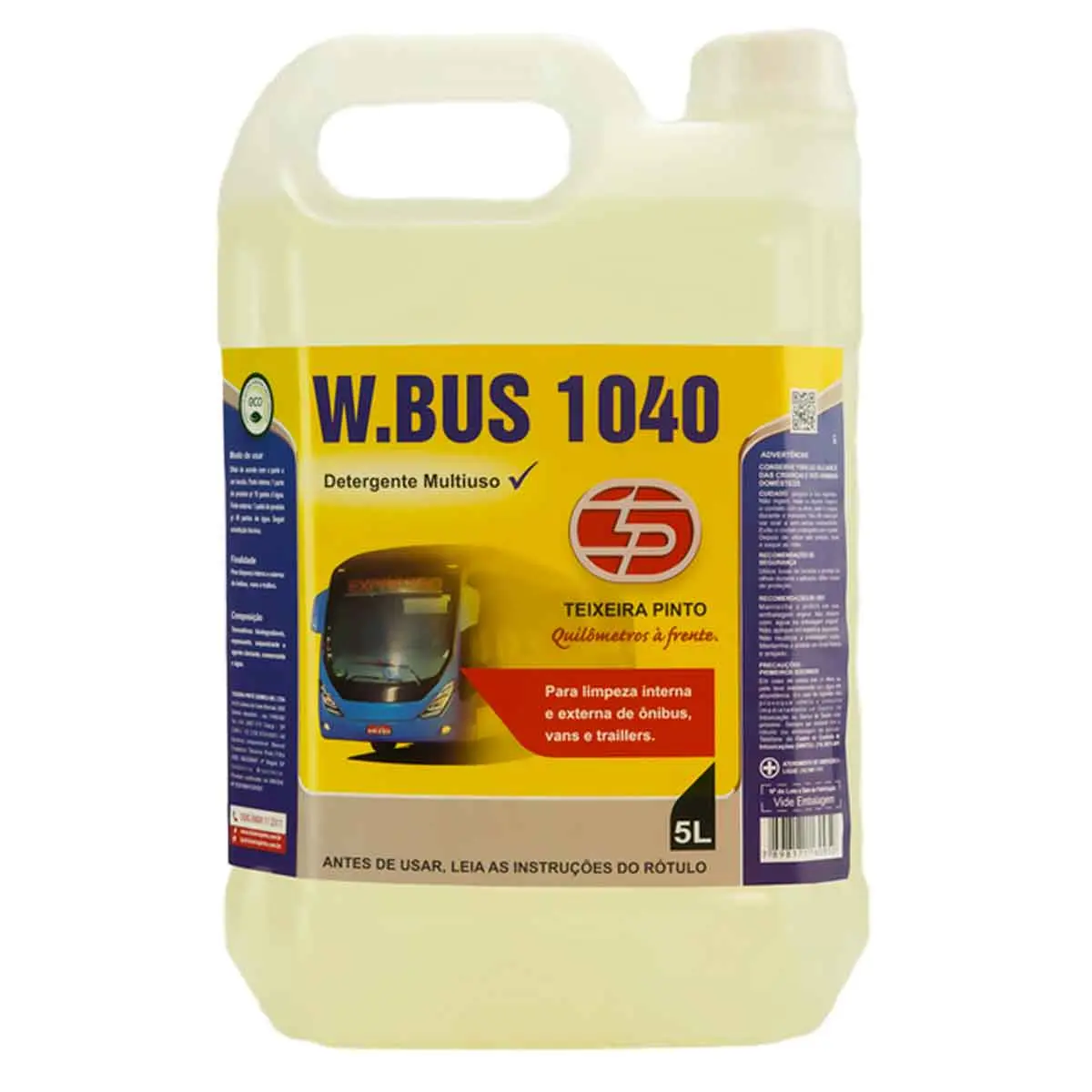 Detergente Multiuso WBus 1040 5 Litros Teixeira Pinto