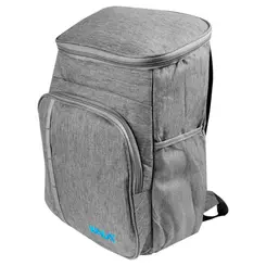 Mochila Térmica 18 Litros com 2 Bolsos Cinza Kala
