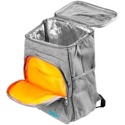 Mochila Térmica 18 Litros com 2 Bolsos Cinza Kala