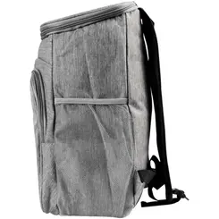 Mochila Térmica 18 Litros com 2 Bolsos Cinza Kala