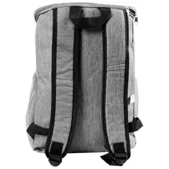 Mochila Térmica 18 Litros com 2 Bolsos Cinza Kala
