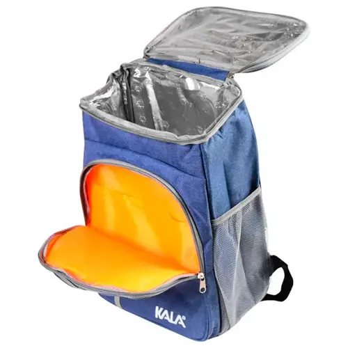 Mochila Térmica 18 Litros com 2 Bolsos Azul Kala