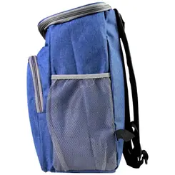Mochila Térmica 18 Litros com 2 Bolsos Azul Kala
