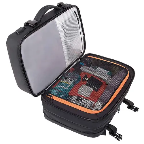 Mochila para Viagem 40 Litros Preta Travel Kala