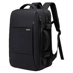 Mochila para Viagem 40 Litros Preta Travel Kala