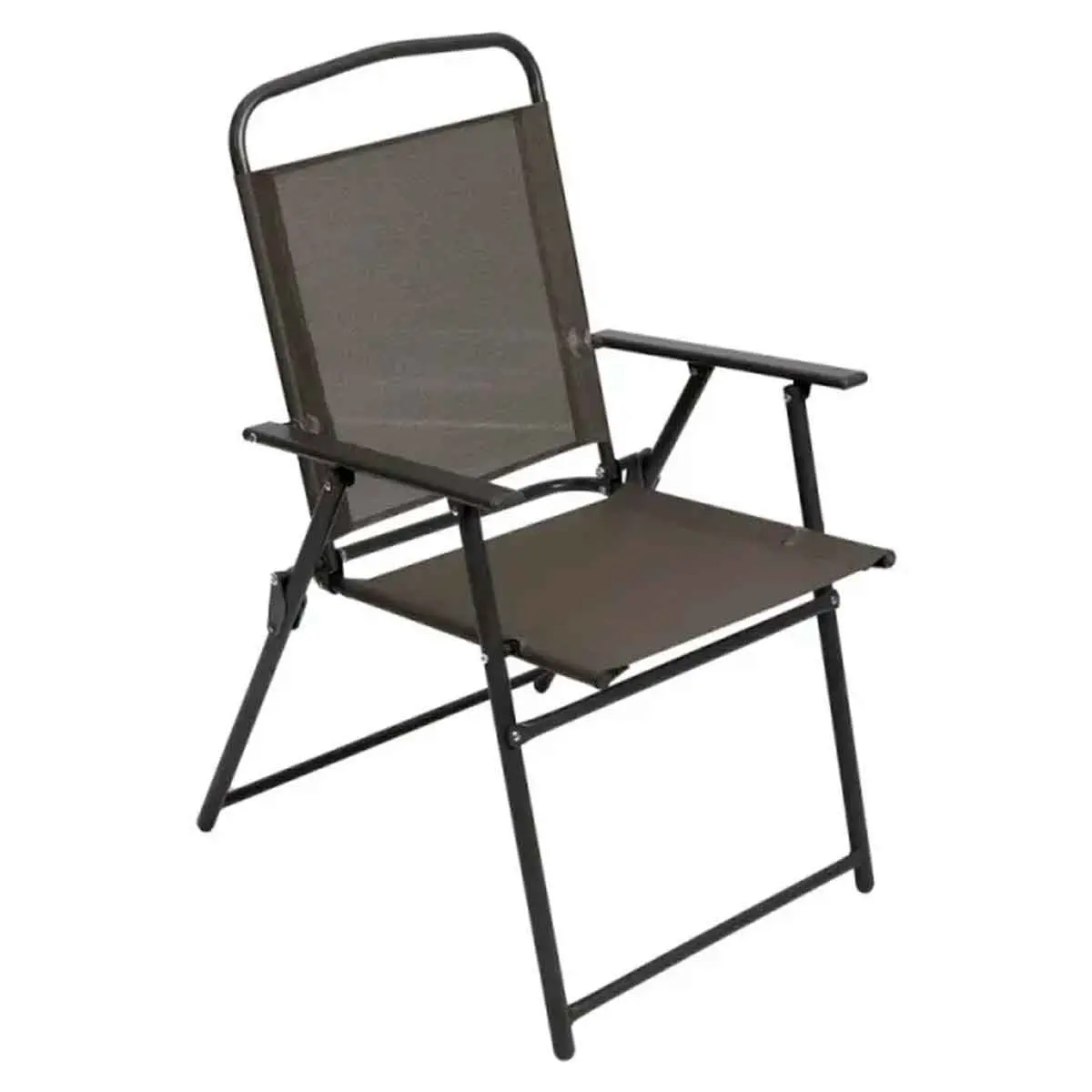 Conjunto de Mesa com Tampo de Vidro para Jardim 6 Peças Cinza Kala