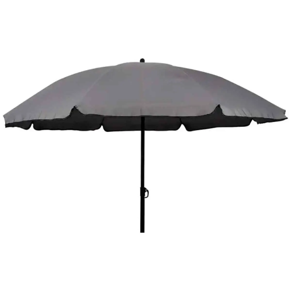 Conjunto de Mesa com Tampo de Vidro para Jardim 6 Peças Cinza Kala
