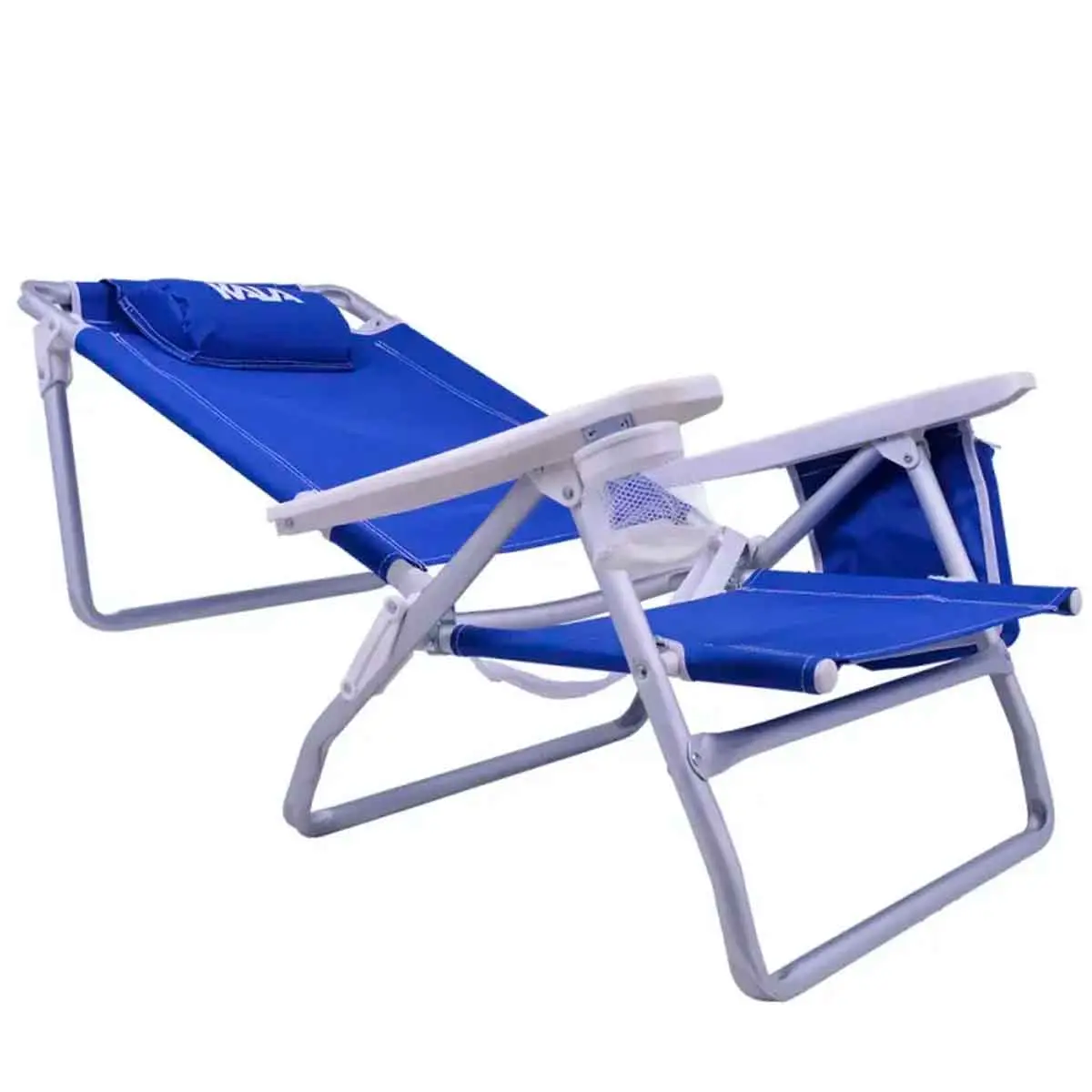 Cadeira de Alumínio para Praia Reclinável com Bolsa Térmica Kala