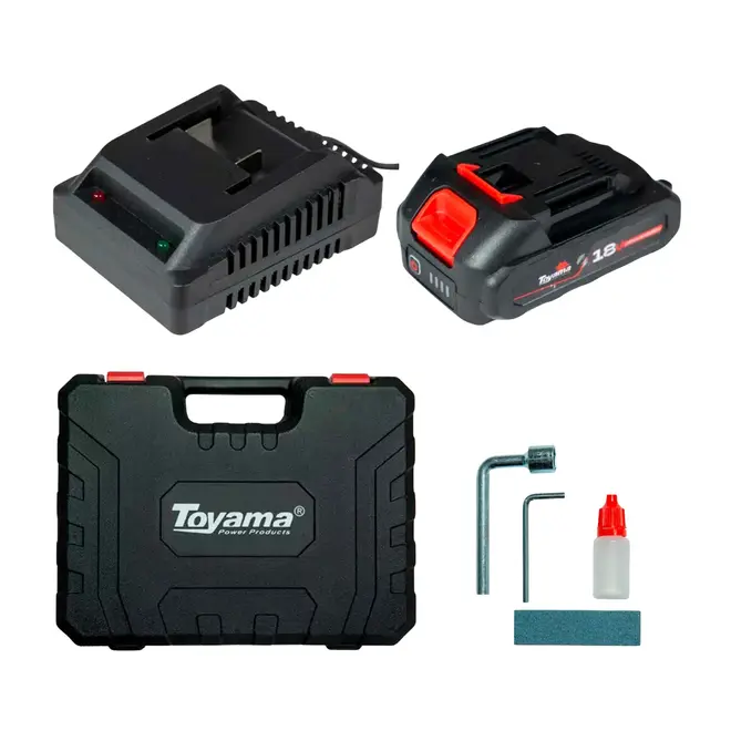 Tesoura de Poda a Bateria 18 V Toyama TBT18SC25C-K2 - Loja Proposto