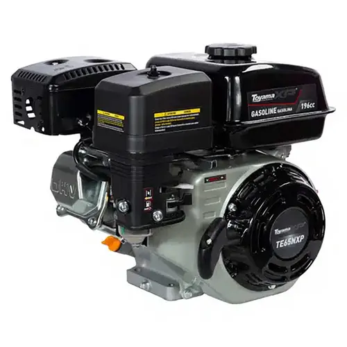 Rabeta Horizontal Luxo 1,7 m Cinza com Motor Gasolina 6,5cv 196 cc Eixo 3/4" TE65N-XP Toyama
