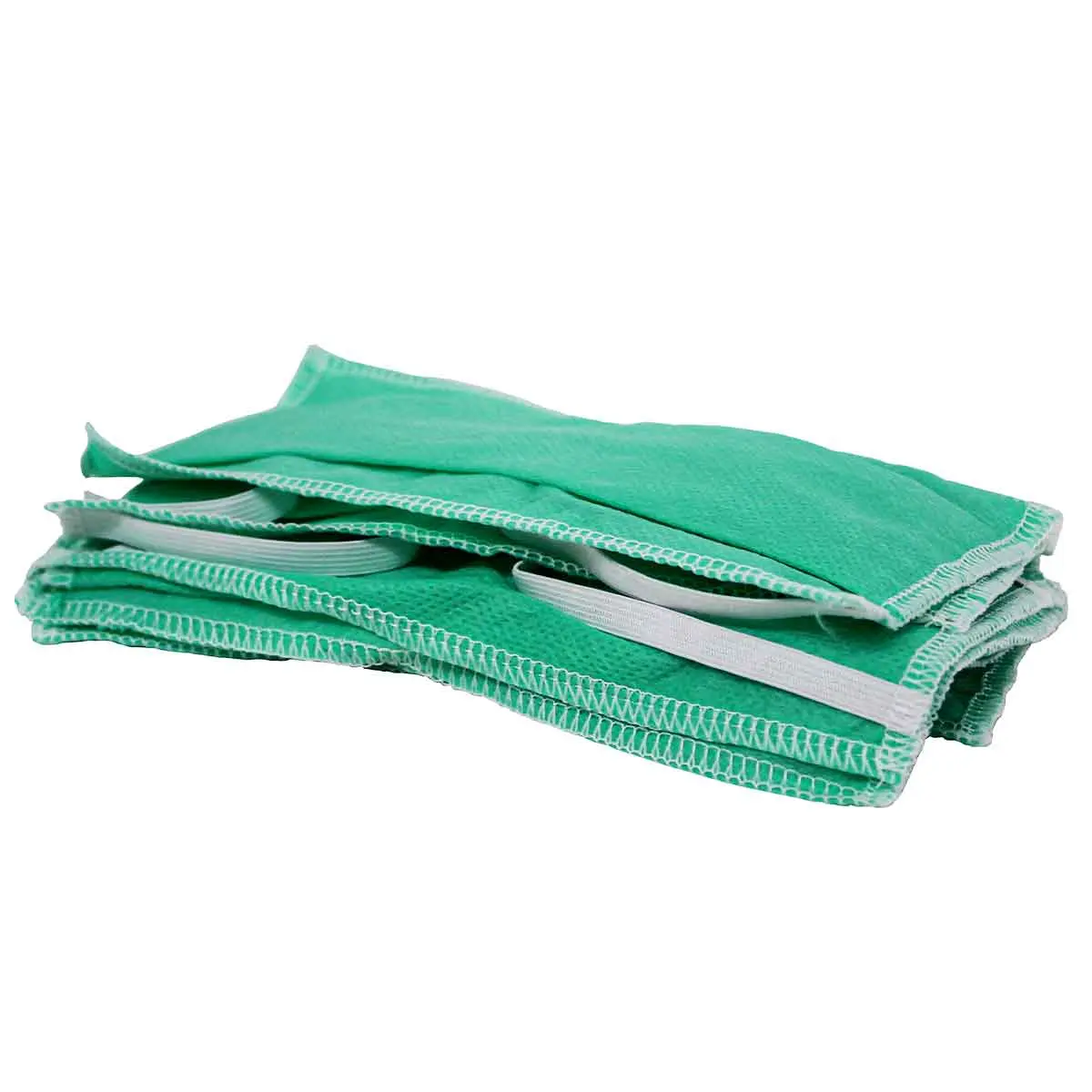 Máscara Descartável TNT Verde Dupla Camada - 50 Unidades