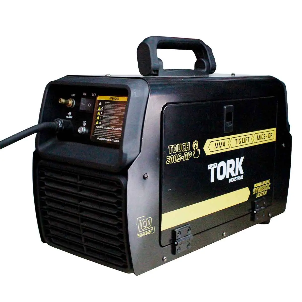 Máquina de Solda Inversora 200  Amperes 3 em 1 Super Tork