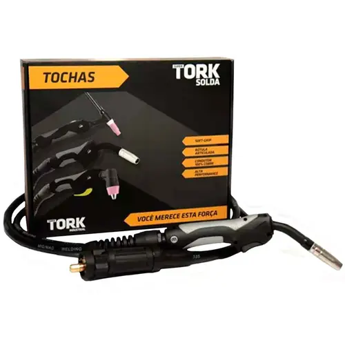 Tocha MIG / MAG 15 Conector Euro 3 Metros 180 Amperes Super Tork