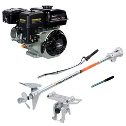 Rabeta Master Plus Pantaneiro 2,2m com Motor Gasolina 6,5cv 196cc 3/4" TE65N-XP Toyama