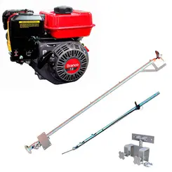 Rabeta para Barco 1,7m Luxo com Motor a Gasolina 7,0 cv 3/4" 212 cc Branco B4T7.0