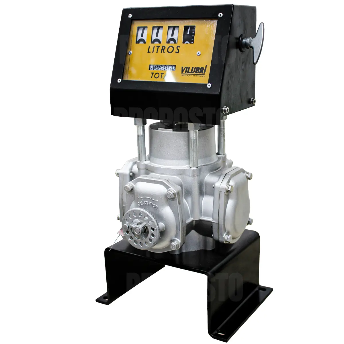 Bloco Volumétrico de Pistão 1" com Numerador 100 L/min Vilubri
