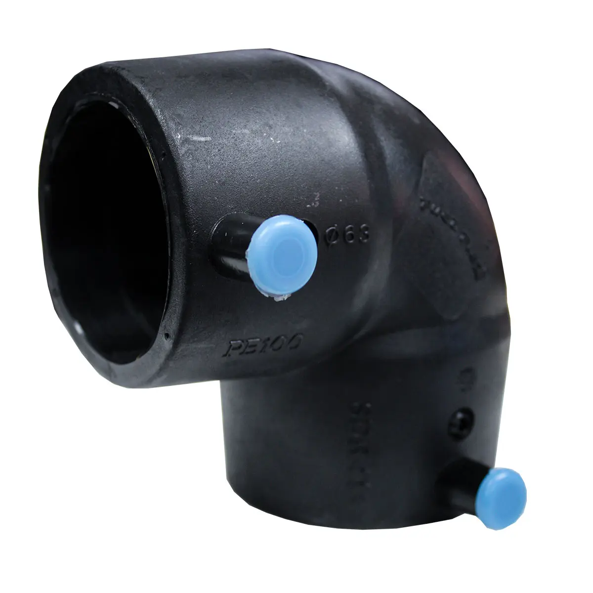 Cotovelo Eletrosoldável 90º 50 mm Polietileno Fuel Flex Zeppini
