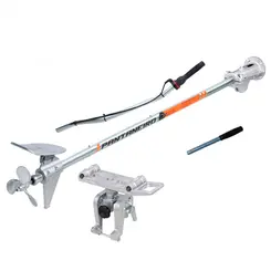Rabeta Master Plus 1,7m Motor Gasolina 7cv Partida Elétrica 212cc Branco