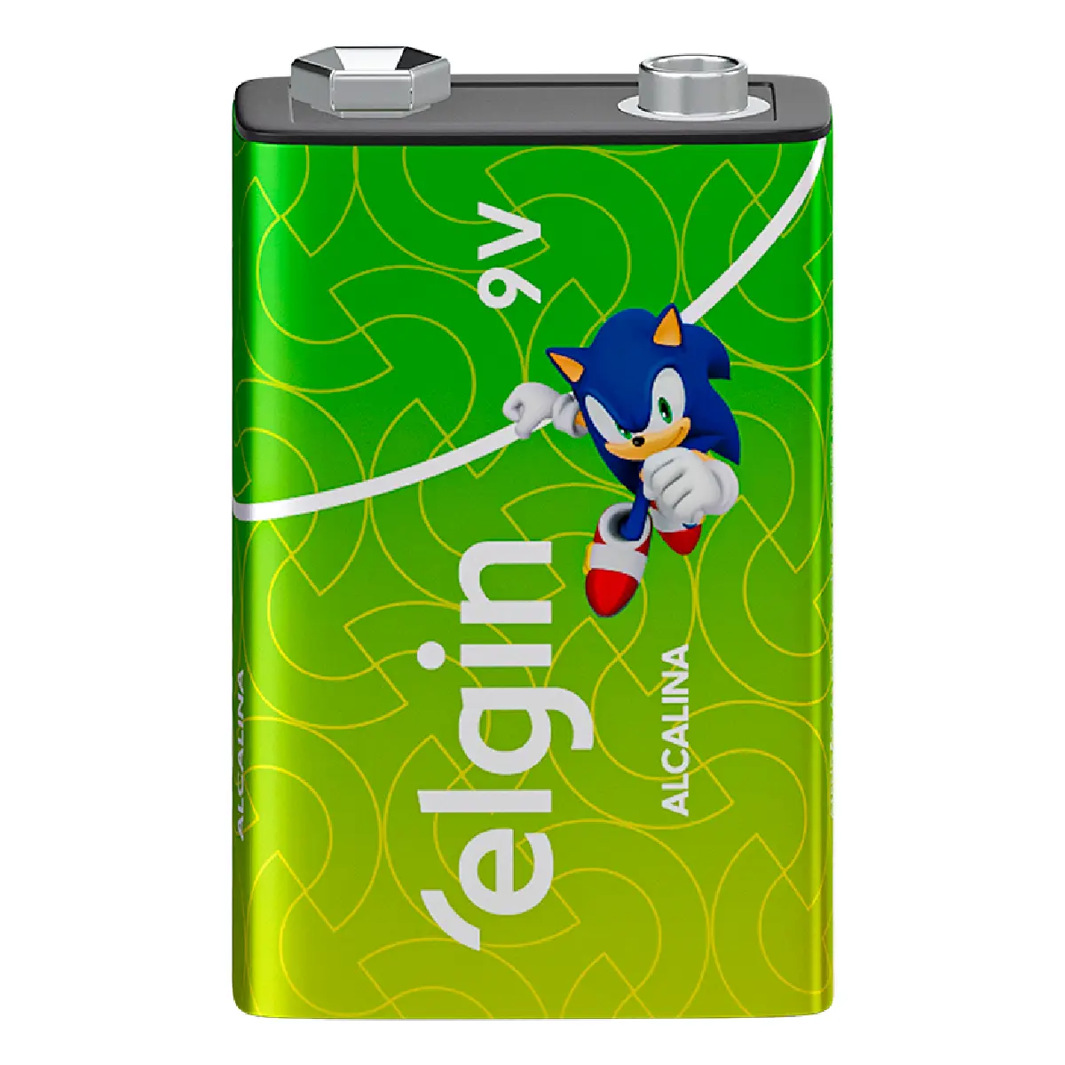 Bateria Alcalina Elgin com 1 unidade 9V Pilha