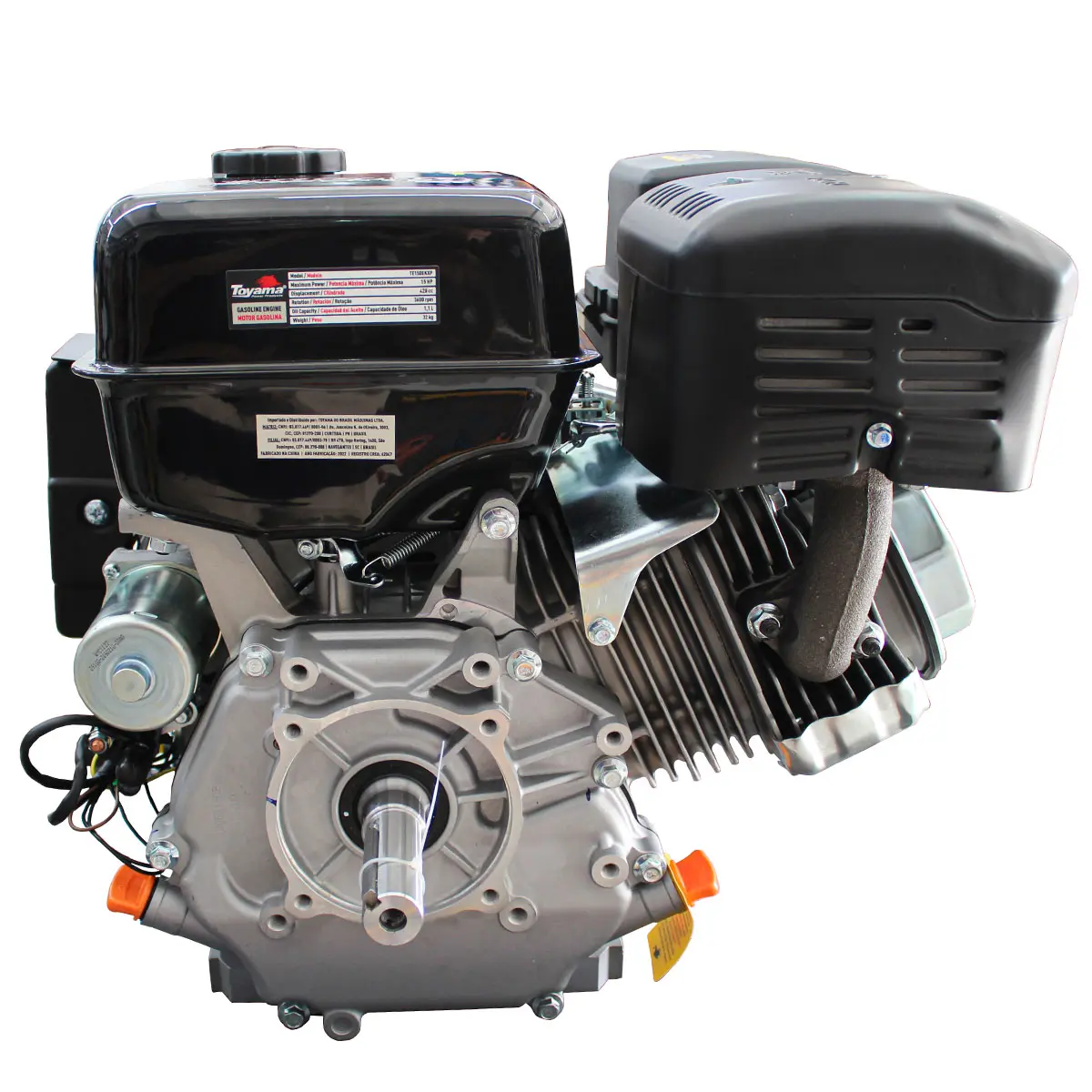 Rabeta para Barco 2,80 m com Motor Toyama Gasolina TE150E-XP 15 cv Part Elétrica