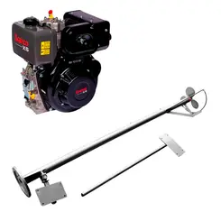 Rabeta para Barco 2,8 m com Motor a Diesel Branco 10 cv Partida Manual BD10.0 XS